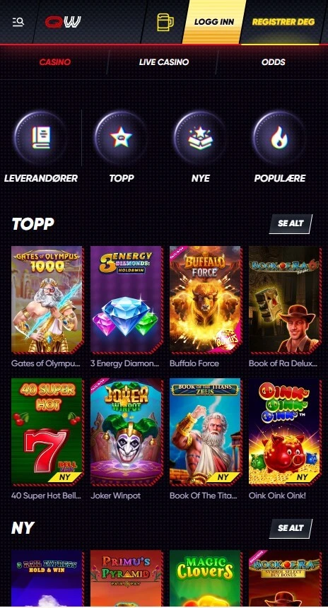 Quickwin mobilversjon